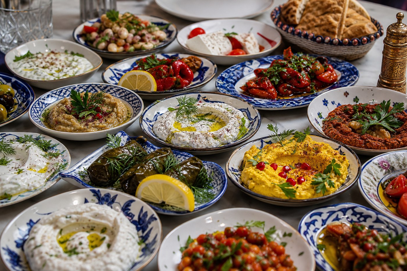 Karışık meze tabağı